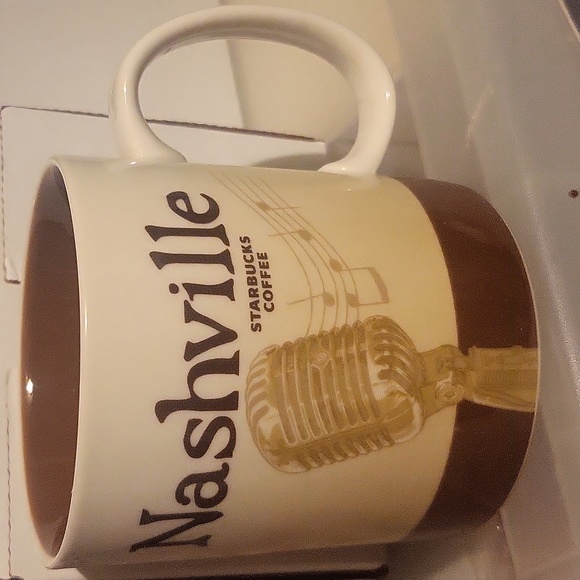 2012 STARBUCKS Coffee Mug NASHVILLE Icon Series 16 oz  Discontinued - Picture 1 of 3